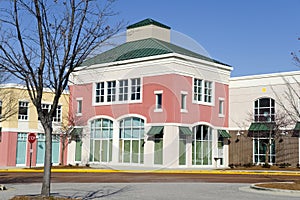 Shopping strip mall architecture