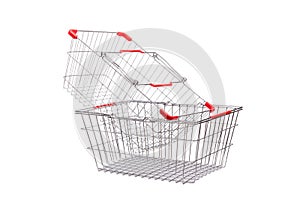 Shopping supermarket trolley