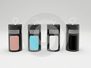 Shopping tags set template mockup