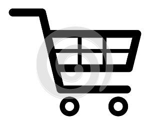 Shopping trolley icon