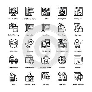 Shopping Vector Icons Set 7