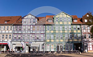 Shops at the central market square of Duderstadt