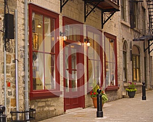 Shops in Old Quebec City, Canada