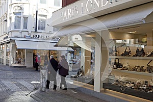 Shops in Ostend, Belgium