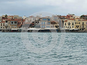 Shops, restaurants and taverns line  the Old Venetian harbor