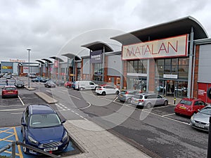 Shops in a retail park