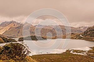 Shore Of The Atillo Lagoon, Ecuador