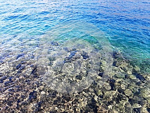 Shore Of The Beach, Symi Island, Greece