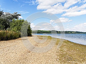 On the shore of Carsington Water in Derbyshire