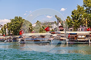 Shore of the Dalyan River, Turkey