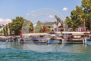 Shore of the Dalyan River, Turkey