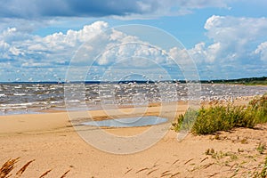 Shore of the Lake Peipus. Estonia photo