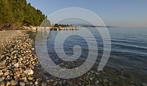 The shore near Nikiti, Greece photo