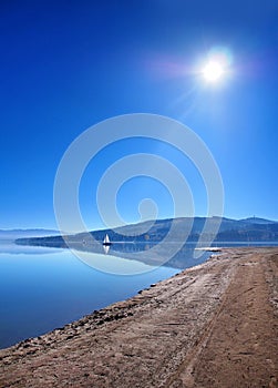 Shore at Orava reservoir, Slovakia