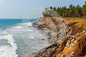 Shore protection measures in Kerala, India