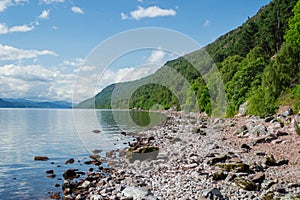 Shore of Scotland's Loch Ness