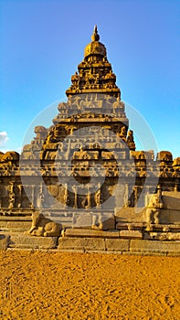 Shore temple in Mahabalipuram