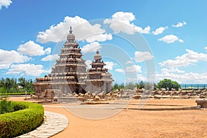 Shore temple at Mahabalipuram, Tamil Nadu, India