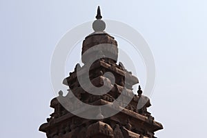 Shore Temple at Mahabalipuram in Tamil Nadu, India