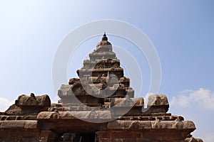 Shore Temple at Mahabalipuram in Tamil Nadu, India