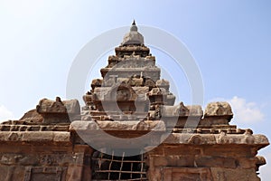 Shore Temple at Mahabalipuram in Tamil Nadu, India