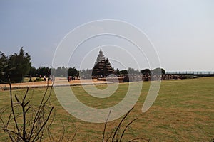 Shore Temple at Mahabalipuram in Tamil Nadu, India