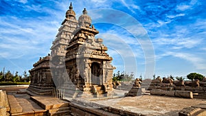 Shore temple in Mahabalipuram, Tamil Nadu, India