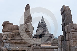 Shore temple in Mamallapuram, India