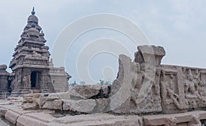 Shore temple in Mamallapuram, Tamil Nadu, India