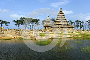 Shore Temple - Mamallapuram - Tamil Nadu - India photo