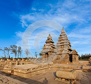 Shore temple - World heritage site in Mahabalipuram, Tamil Nad