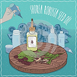 Shorea robusta seed oil used as grease lubricant