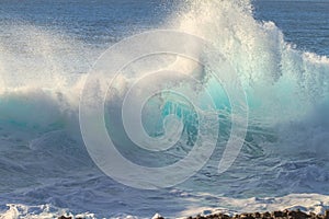 Shorebreak Wave Crest