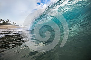 Shorebreak Wave Rip Curl Barrel photo