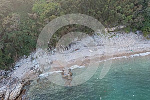 shoreline with crashing waves, Windward Shoreline, hk 16 Jan 2022