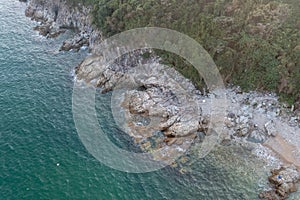 shoreline with crashing waves, Windward Shoreline, hk 16 Jan 2022