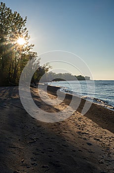 Shoreline at Presque Isle, Erie, PA