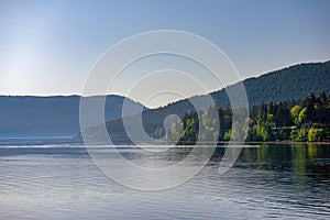 Shoreline of Vesuvius Bay on Salt Spring Island, BC, Canada