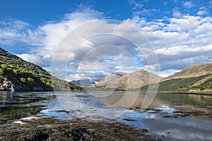 Shores of Loch Creran by the Loch Creran bridge photo