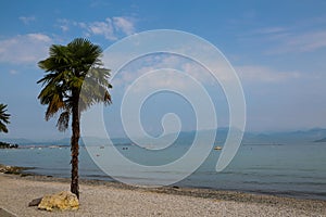 On the shores of Peschiera, Lake Garda