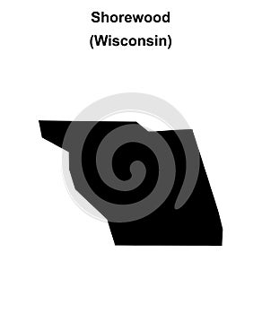 Shorewood outline map