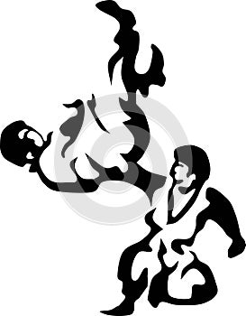 Shorinji Kempo Japanese Martial Art Vector