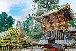 Shoro - A belfry at NIkko Toshogu Shrine in Japan