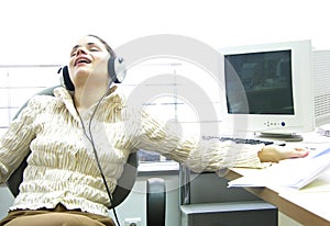 Short break at helpdesk