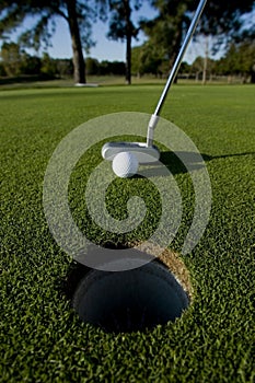 Short Golf Putt photo