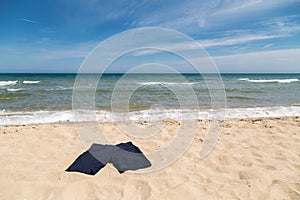 Short pants on the beach