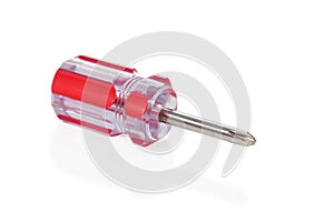 Short red screwdriver