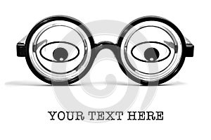 Short-sighted glasses