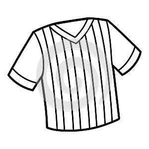 Short-Sleeved Football Shirt, Coloring book for kids, sport equipment