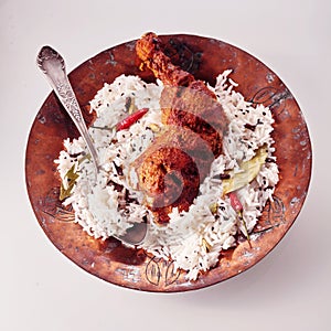 Short stack of toasted indian flat chapati bread